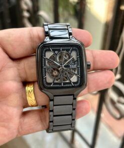 Rado True Square Automatic Ceramic Black-Silver