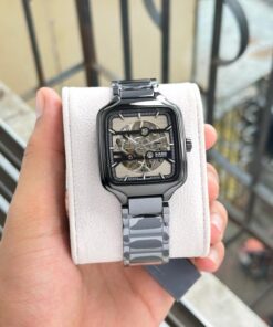 Rado True Square Automatic Ceramic Black-Silver