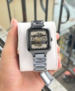 Rado True Square Automatic Ceramic Black-Gold