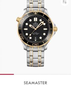Omega seamaster diver 300M automatic Gold-Black