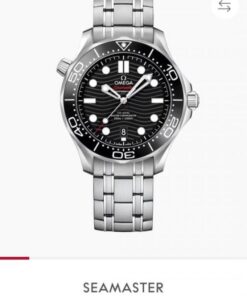Omega seamaster diver 300M automatic Silver-Black