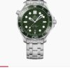 Omega seamaster diver 300M automatic Silver-Green