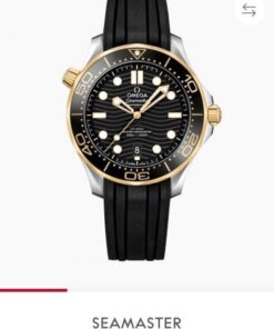 Omega seamaster diver 300M automatic Black-Gold