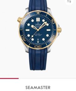 Omega seamaster diver 300M automatic Blue-Gold