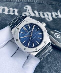 Audemars piguet royal Oak Quartz Silver-Blue