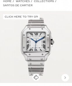 Cartier Santos Automatic Silver-White