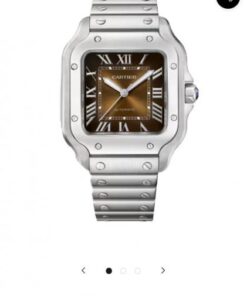 Cartier Santos Automatic silver brown