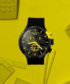 SWATC_H CHECKPOINT BLACK CHRONO